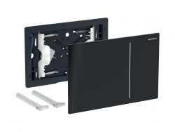 GEBERIT - Sigma70 Kryt pneumatického ovládání splachování, černé sklo (242.813.SJ.1)