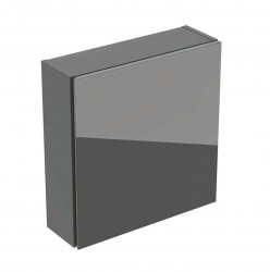 GEBERIT - Skříňka 45x47x15 cm, 1 dvířka, panty L/P, lávová/sklo lávové (502.319.JK.2)