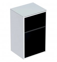 GEBERIT - Smyle Square Boční skříňka, otevřená, lesklá bílá (500.358.00.1)