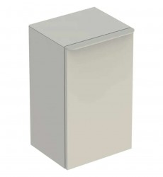 GEBERIT - Smyle Square Boční skříňka, panty vlevo, pískově šedá (500.360.JL.1)