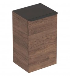 GEBERIT - Smyle Square Boční skříňka, panty vpravo, ořech hickory (500.359.JR.1)