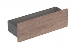 GEBERIT - Smyle Square Polička 45 cm, lávová/ořech hickory (500.362.JR.1)