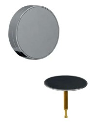 GEBERIT - Souprava pro kompletaci vanové soupravy, s otočným ovládáním, d52, lesklý chrom (150.300.21.1)