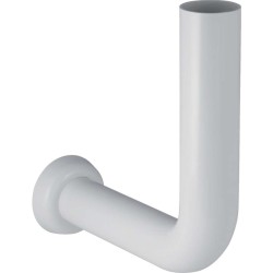GEBERIT - Splachovací koleno 240x120 mm, vysokopoložené, d32 mm, alpská bílá (119.610.11.1)
