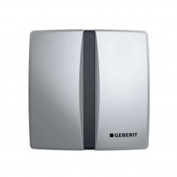 GEBERIT - Splachovací systémy Elektronické ovládání splachování pisoáru, síťové napájení, matný chrom (115.802.46.5)