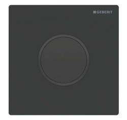 GEBERIT - Splachovací systémy Elektronické ovládání splachování pisoárů typ 10, bateriové napájení, easy to clean, matná černá (116.035.16.1)
