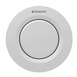 GEBERIT - Splachovací systémy Oddálené ovládání splachování typ 01, pro nádržku pod omítku 8 cm, easy to clean, matný chrom (116.041.JQ.1)