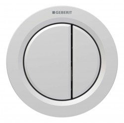 GEBERIT - Splachovací systémy Oddálené ovládání splachování WC, pneumatické, 2-činné splachování, matný chrom (116.050.JQ.1)