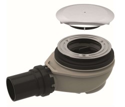 GEBERIT - Sprchová odpadní souprava d90, s krytem odpadního ventilu, chrom (150.551.21.1)