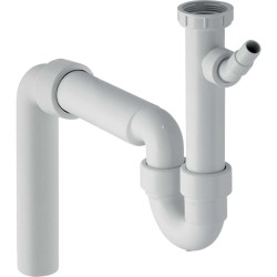 GEBERIT - Trubková zápachová uzávěrka pro dřez, s hadicovou přípojkou, vývod svislý, d 40 mm (152.556.11.1)
