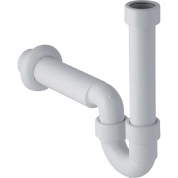 GEBERIT - Trubková zápachová uzávěrka pro zařizovací předměty, d 40 mm, alpská bílá (152.704.11.1)