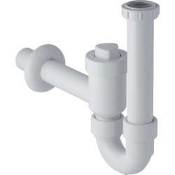 GEBERIT - Trubková zápachová uzávěrka, uzavíratelná, zpětný ventil, vývod vodorovný, d 40 mm (152.860.11.1)
