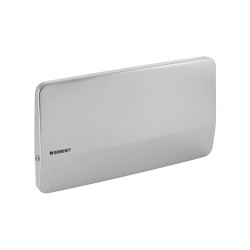 GEBERIT - Twinline Krycí deska servisního otvoru, kartáčovaná nerezová ocel (115.398.00.1)