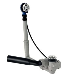 GEBERIT - Vanová odtoková a přepadová souprava, délka 320 mm, chrom (150.595.00.6)
