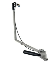 GEBERIT - Vanová odtoková a přepadová souprava s napouštěním, délka 730 mm, chrom (150.701.00.6)