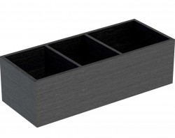 GEBERIT - VariForm Organizér do zásuvky 18x14x37 cm, tmavě šedá (501.157.00.1)