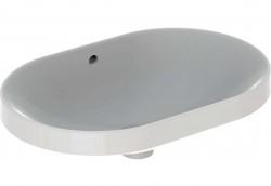 GEBERIT - VariForm Umyvadlo zápustné 60x40 cm, s přepadem, bílá (500.728.01.2)