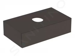 GEBERIT - VariForm Umyvadlová skříňka, 900x510x235 mm, 1 zásuvka a zápachová uzávěrka, lávová (501.166.00.1)