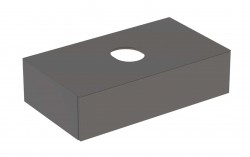 GEBERIT - VariForm Umyvadlová skříňka, 90x51x24 cm, 1 zásuvka a zápachová uzávěrka, lávová (501.166.00.1)