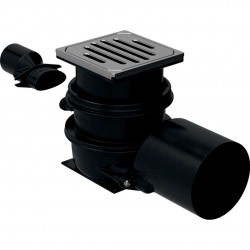 GEBERIT - Varino Podlahová vpusť vodorovná, d 11 cm/d1 5 cm (388.021.00.1)