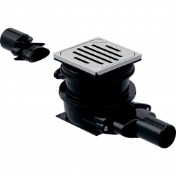 GEBERIT - Varino Podlahová vpusť vodorovná, d 5 cm/d1 5 cm (388.023.00.1)