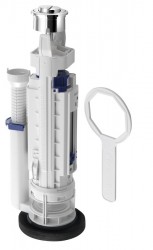 GEBERIT vypouštěcí ventil, DUAL tlačítko, chrom (282.350.21.2)