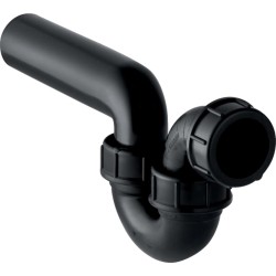 GEBERIT - Zápachová uzávěrka pro dřez, se svěrným šroubením, přívod/vývod vodorovný, d 50 mm, d1 56 mm (152.045.16.1)