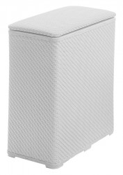 Gedy - AMBROGIO koš na prádlo 50x55x28 cm, bílá (203802)