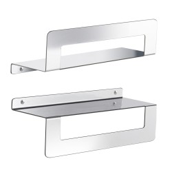 Gedy - CLEO police s držákem ručníků 300, nerez lesk (2019133)