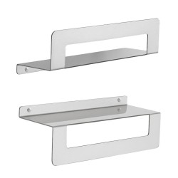 Gedy - CLEO police s držákem ručníků 300, nerez mat (2019383)