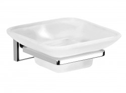 Gedy - COLORADO mýdlenka, mléčné sklo, chrom (6911)