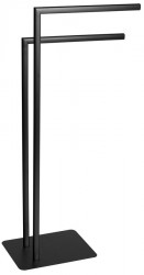 Gedy - FELIX stojan na ručníky, hranatý, černá mat (133114)