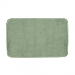Gedy - FUZZY koupelnová předložka, 60x100cm, 100% polyester, protiskluz, zelená (96FY100607)