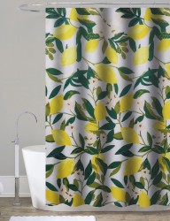 Gedy - LEMON sprchový závěs 180x200cm, polyester (1360)