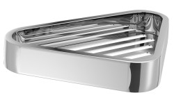 Gedy - OUTLINE rohová police do sprchy, 170x30x170, chrom (3283)