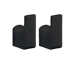 Gedy - PIRENEI háček, balení 2ks, černá mat (PI2714)