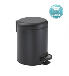 Gedy - POTTY odpadkový koš 3l, Soft Close, černá mat (320914)