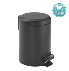 Gedy - POTTY odpadkový koš 5l, Soft Close, černá mat (330914)