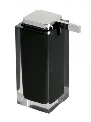 Gedy - RAINBOW dávkovač mýdla na postavení, černá (RA8014)