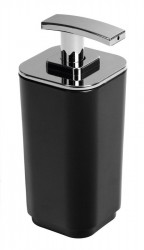 Gedy - SEVENTY dávkovač mýdla na postavení, černá (638214)