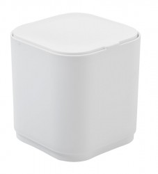 Gedy - SEVENTY stolní odpadkový koš výklopný, plast ABS, bílá (630822)
