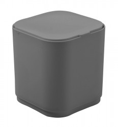 Gedy - SEVENTY stolní odpadkový koš výklopný, plast ABS, šedá (630808)