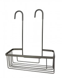 Gedy - SMART police do sprchy závěsná, na baterii, 300x375x120 gun metal (248981)