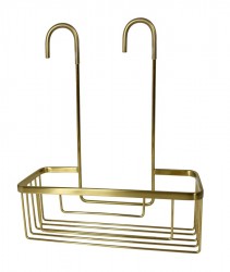 Gedy - SMART police do sprchy závěsná, na baterii, 300x375x120 zlato mat (248988)