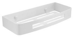 Gedy - SMART polička do sprchy, 300x45x128, bílá mat (241702)