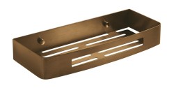 Gedy - SMART polička do sprchy, 300x45x128, měď mat (241782)