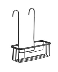 Gedy - SMART polička do sprchy závěsná, na baterii, 300x375x120 černá mat (248914)