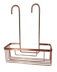 Gedy - SMART polička do sprchy závěsná, na baterii, 300x375x120 měď mat (248982)