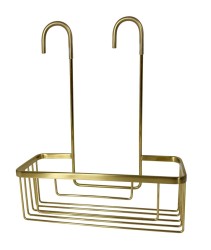 Gedy - SMART polička do sprchy závěsná, na baterii, 300x375x120 zlato mat (248988)