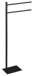 Gedy - TRILLY stojan na ručníky, hranatý, černá mat (TR3114)